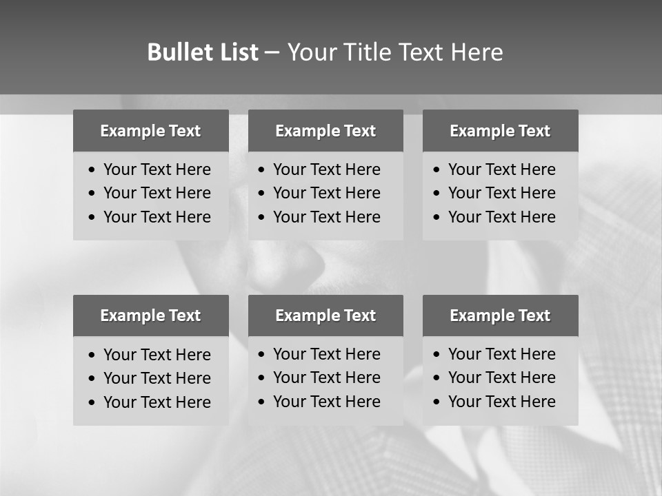 A Man Dressed As A Vintage Image PowerPoint Template