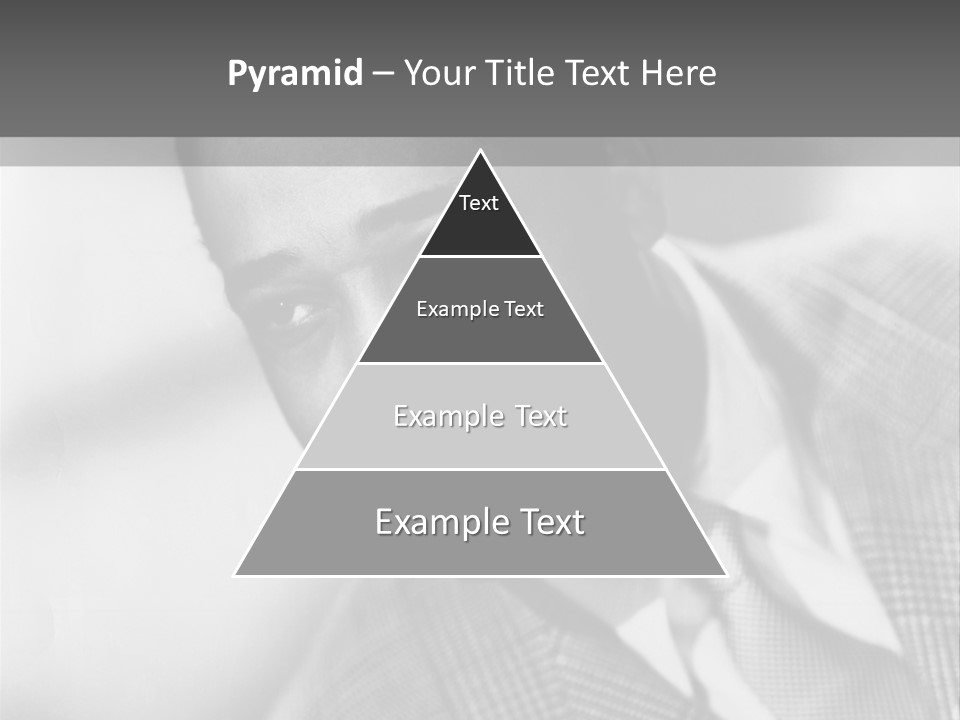 A Man Dressed As A Vintage Image PowerPoint Template