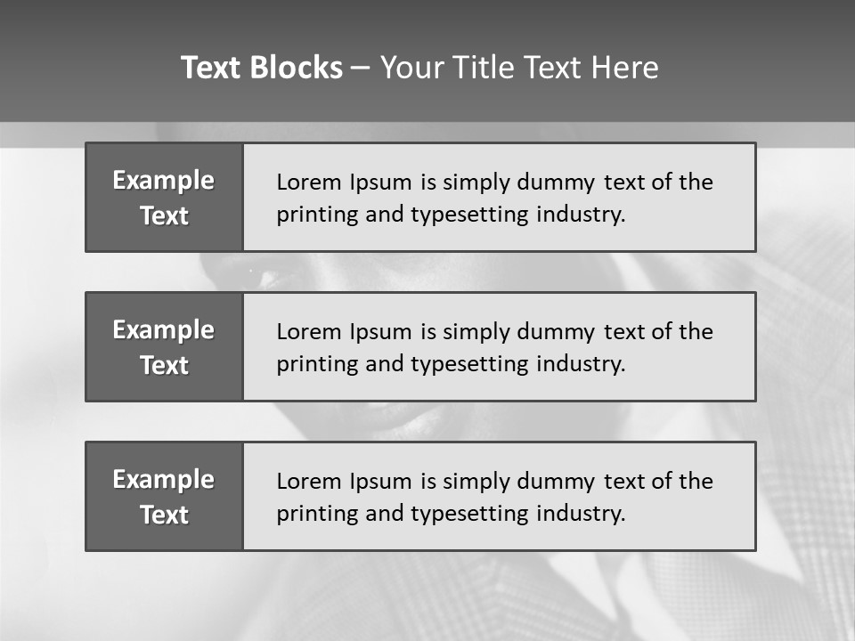 A Man Dressed As A Vintage Image PowerPoint Template
