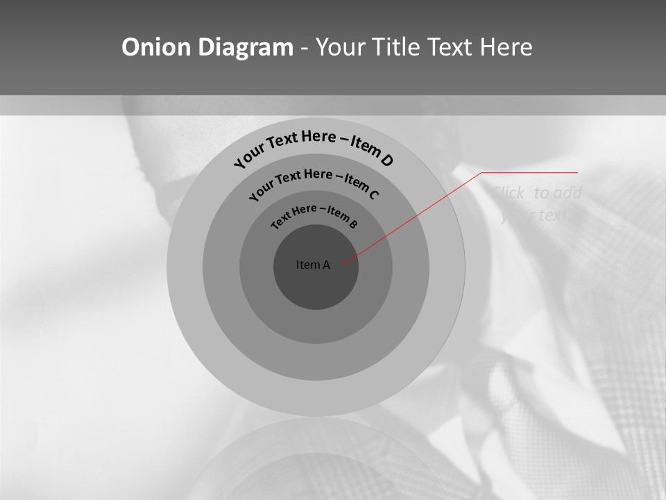 A Man Dressed As A Vintage Image PowerPoint Template