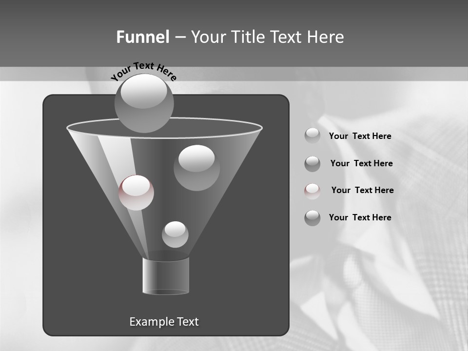 A Man Dressed As A Vintage Image PowerPoint Template