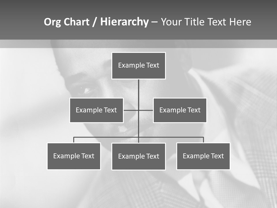 A Man Dressed As A Vintage Image PowerPoint Template