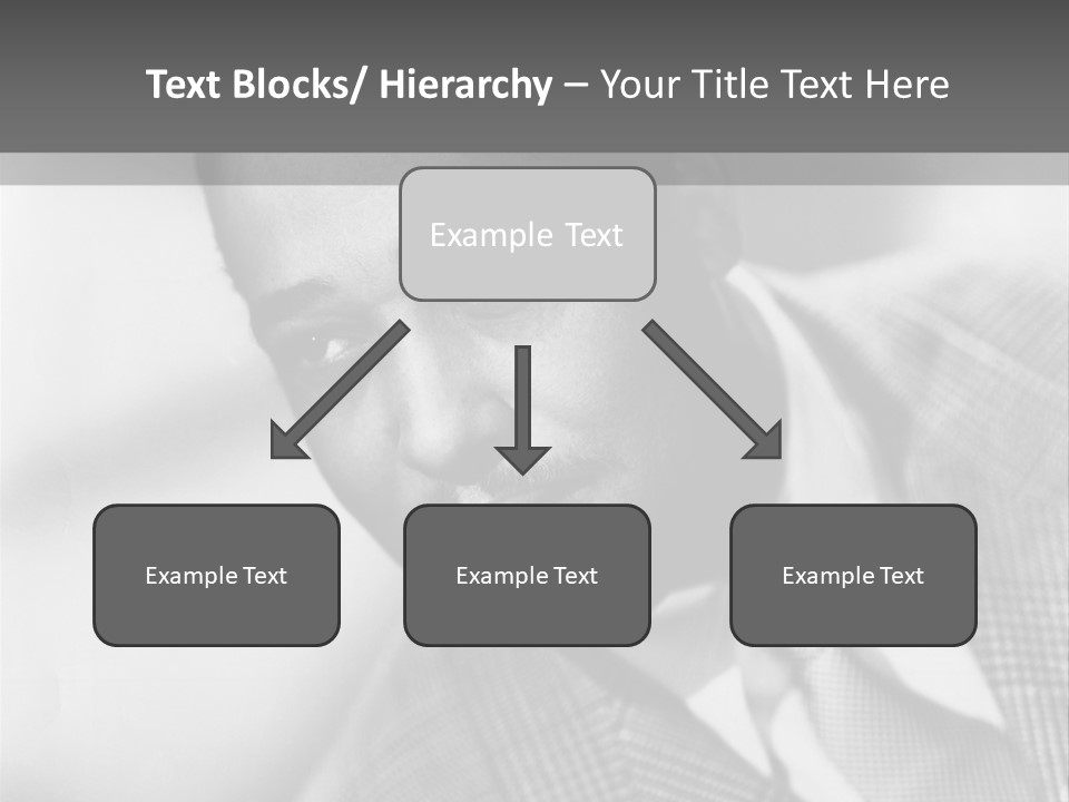 A Man Dressed As A Vintage Image PowerPoint Template