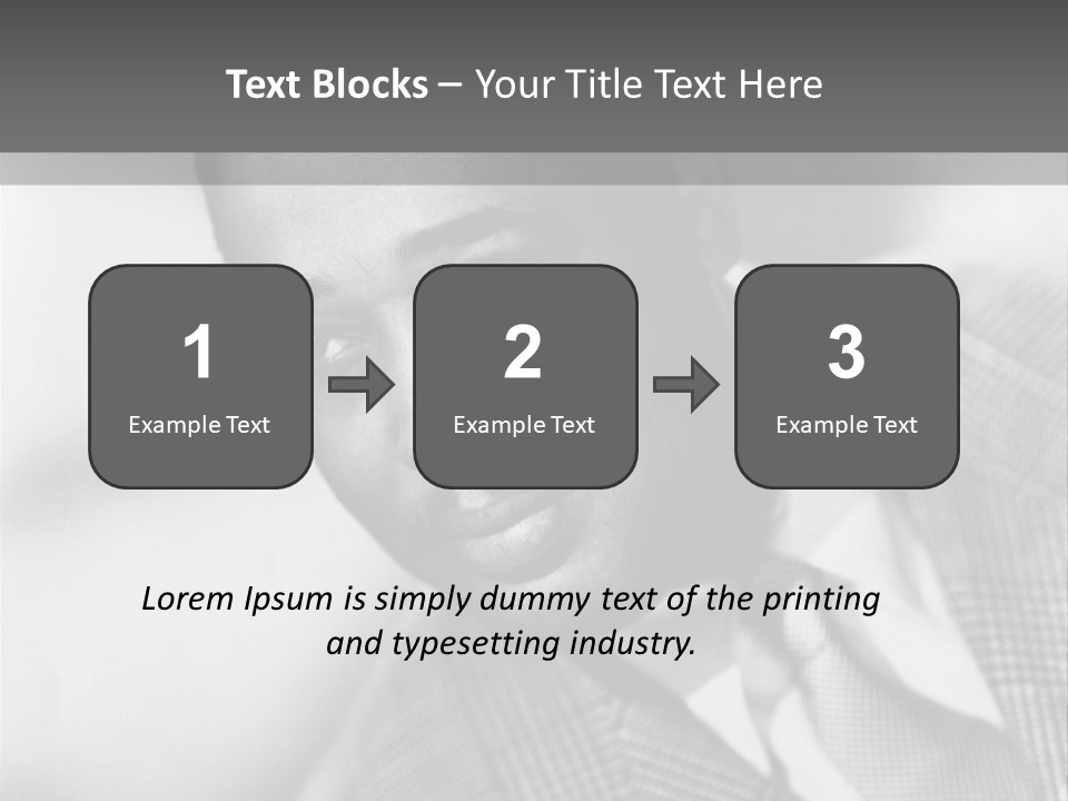 A Man Dressed As A Vintage Image PowerPoint Template