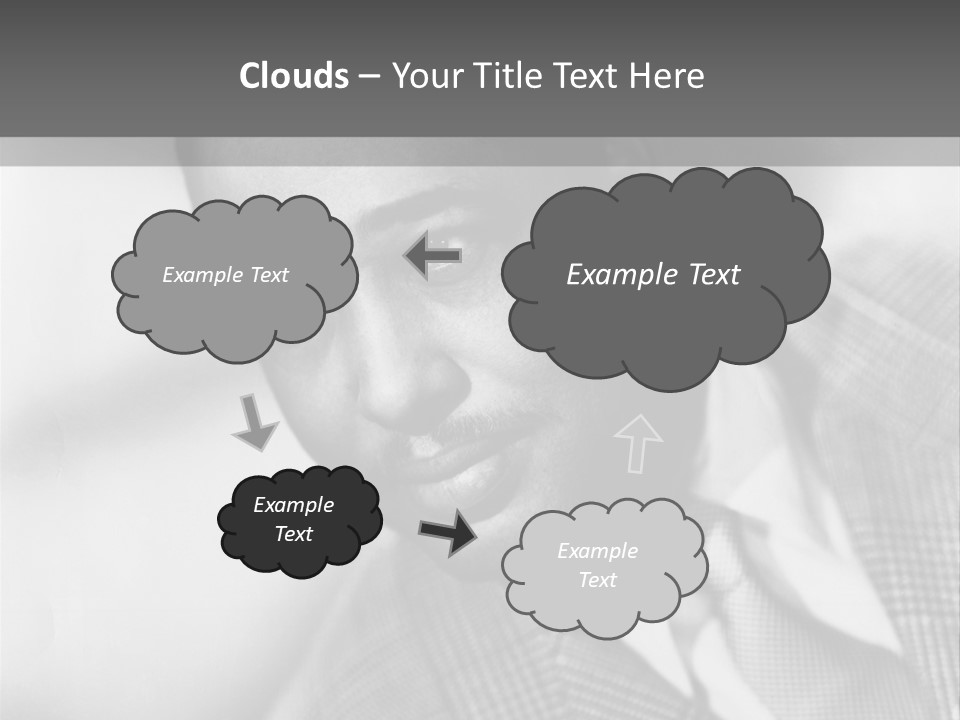 A Man Dressed As A Vintage Image PowerPoint Template