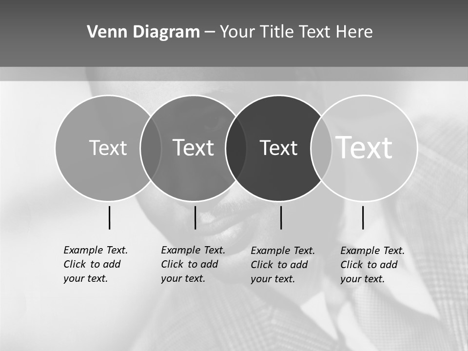 A Man Dressed As A Vintage Image PowerPoint Template