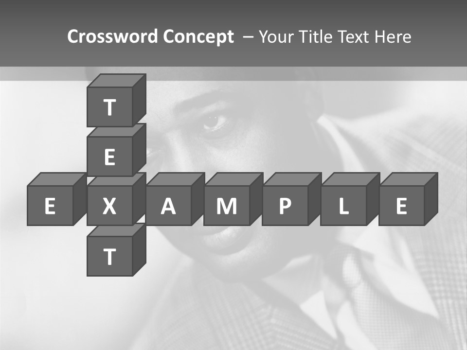 A Man Dressed As A Vintage Image PowerPoint Template