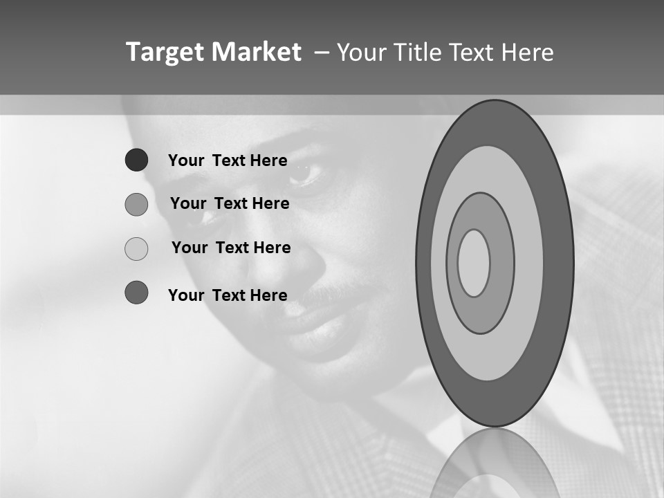 A Man Dressed As A Vintage Image PowerPoint Template