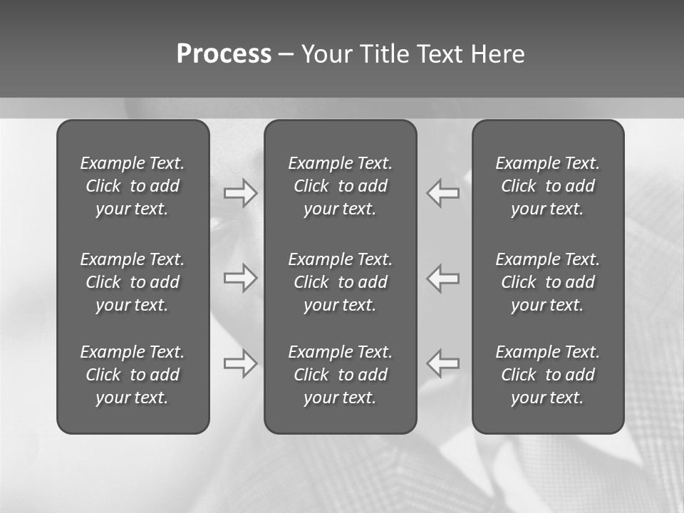 A Man Dressed As A Vintage Image PowerPoint Template