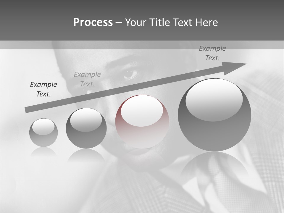 A Man Dressed As A Vintage Image PowerPoint Template