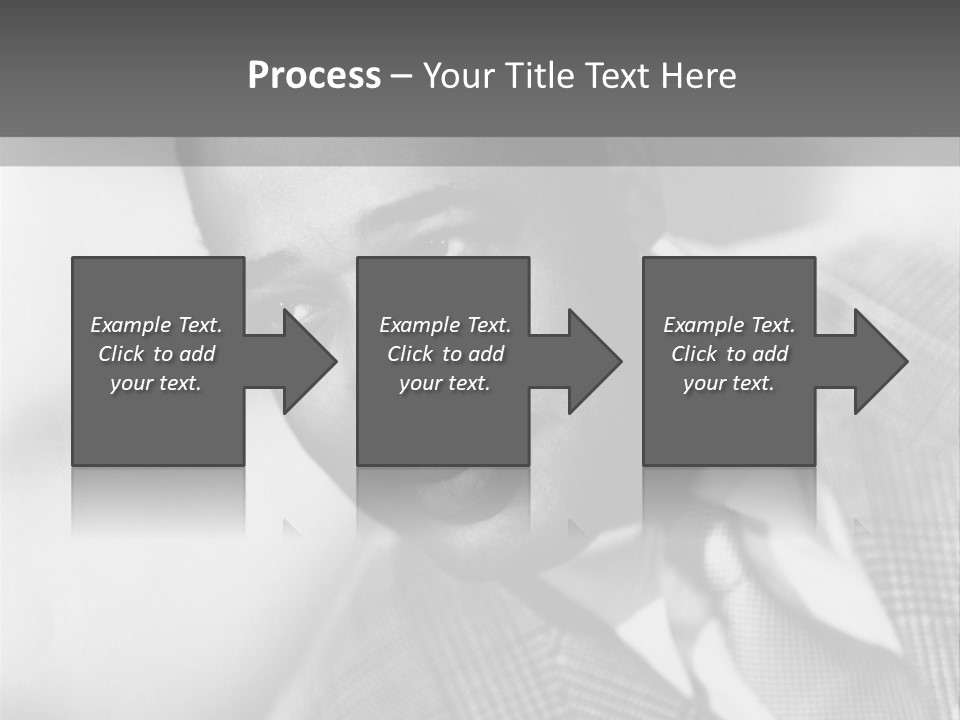 A Man Dressed As A Vintage Image PowerPoint Template