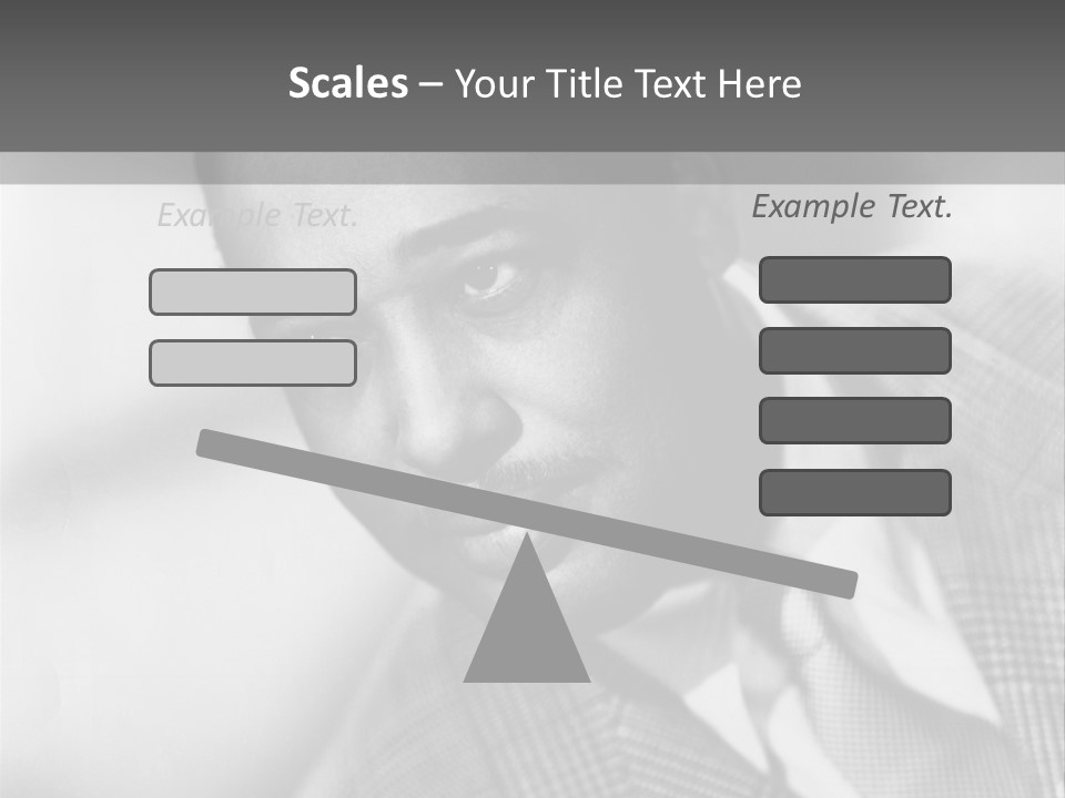 A Man Dressed As A Vintage Image PowerPoint Template