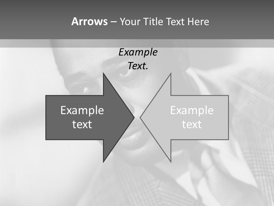 A Man Dressed As A Vintage Image PowerPoint Template