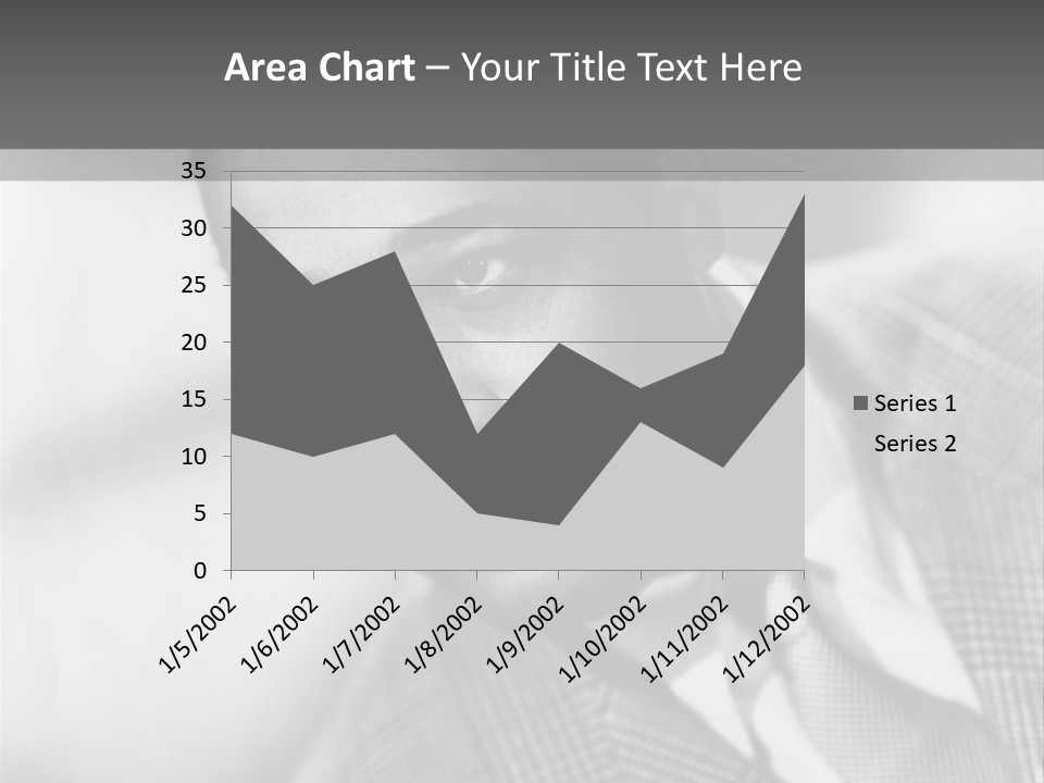 A Man Dressed As A Vintage Image PowerPoint Template