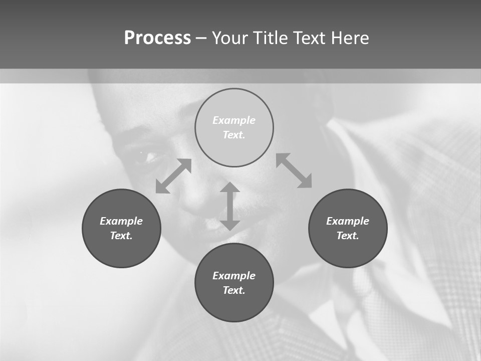 A Man Dressed As A Vintage Image PowerPoint Template