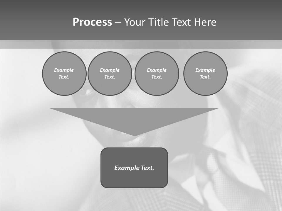 A Man Dressed As A Vintage Image PowerPoint Template