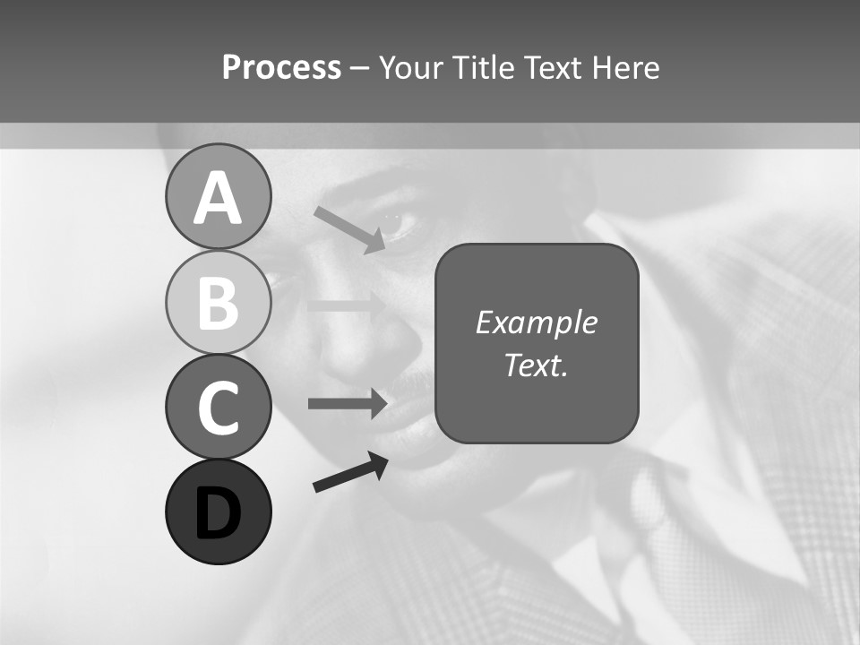 A Man Dressed As A Vintage Image PowerPoint Template