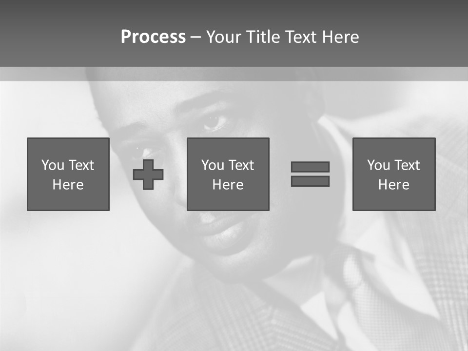 A Man Dressed As A Vintage Image PowerPoint Template
