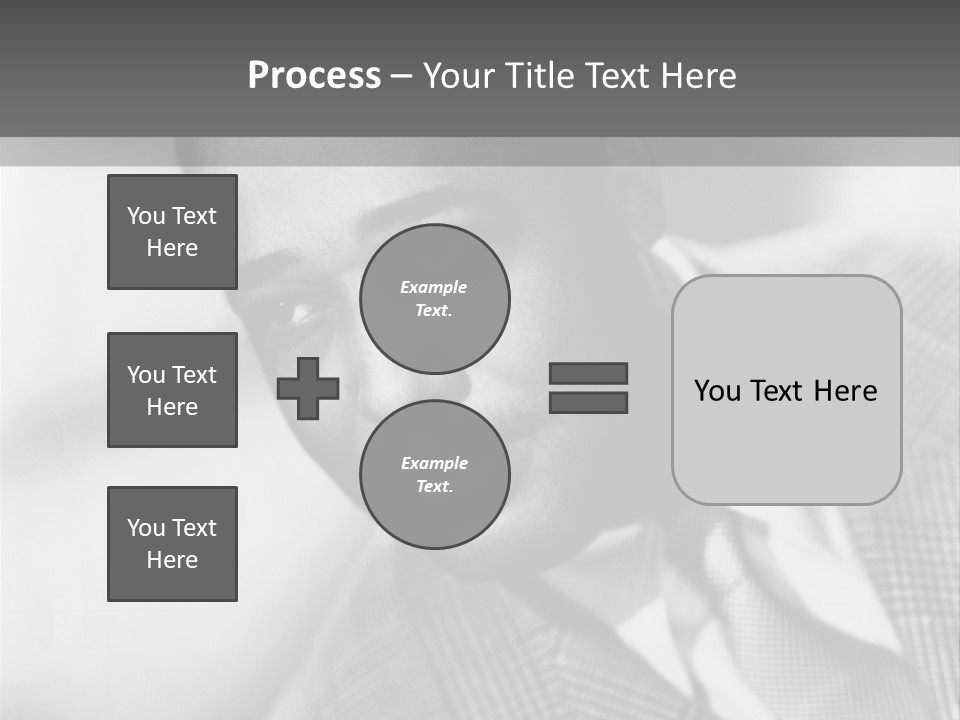 A Man Dressed As A Vintage Image PowerPoint Template