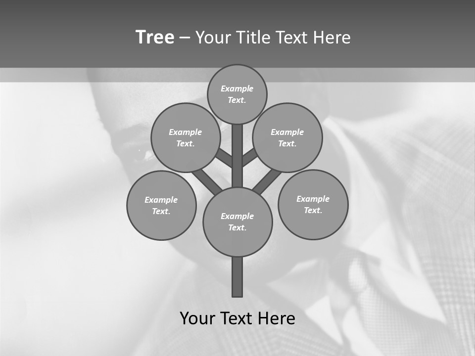 A Man Dressed As A Vintage Image PowerPoint Template