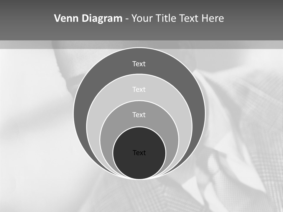 A Man Dressed As A Vintage Image PowerPoint Template