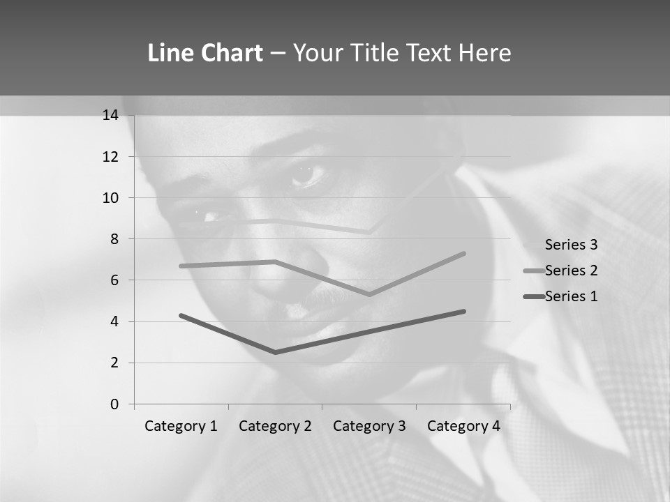A Man Dressed As A Vintage Image PowerPoint Template