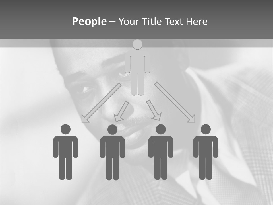 A Man Dressed As A Vintage Image PowerPoint Template