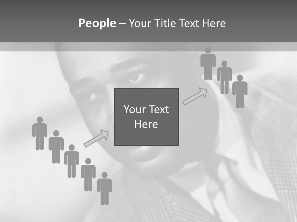 A Man Dressed As A Vintage Image PowerPoint Template