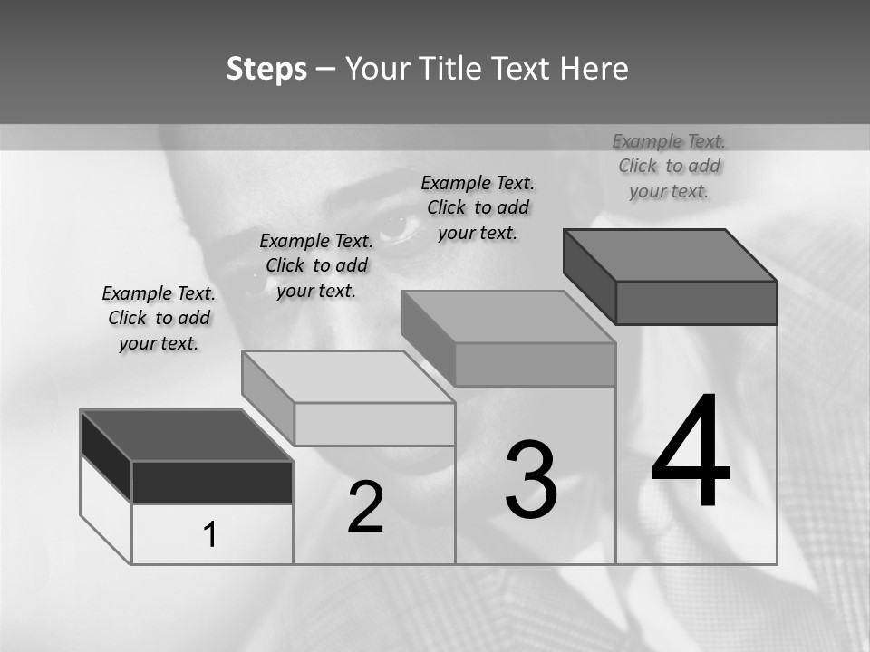 A Man Dressed As A Vintage Image PowerPoint Template