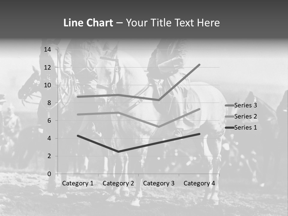 Riders Military Image PowerPoint Template