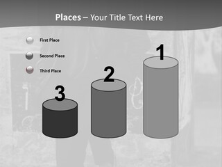 Man Posing '80 20Th Century PowerPoint Template