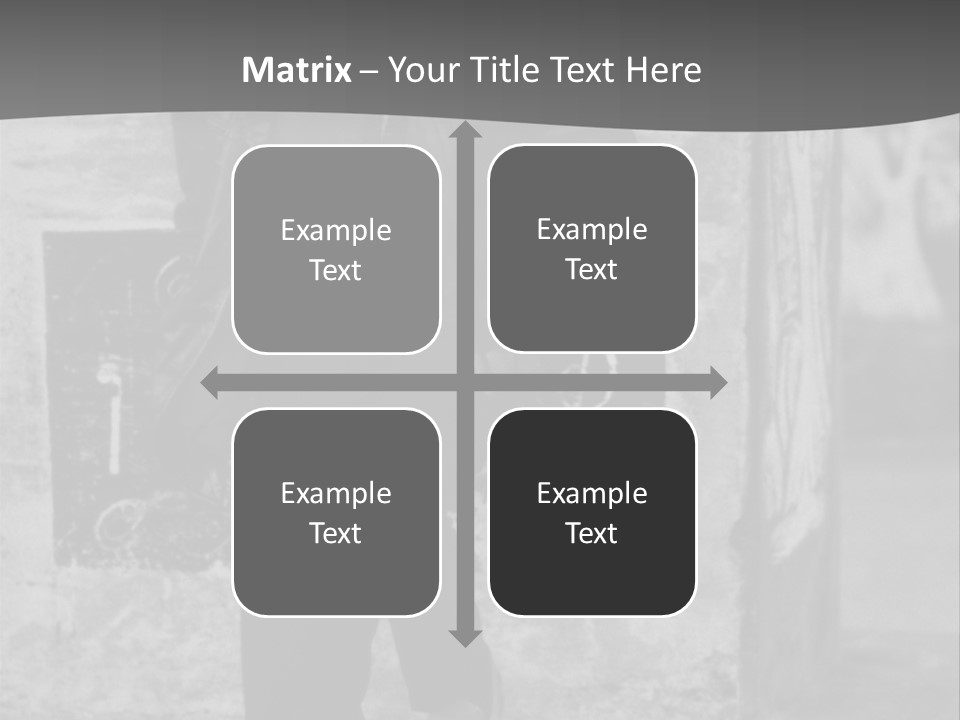 Man Posing '80 20Th Century PowerPoint Template