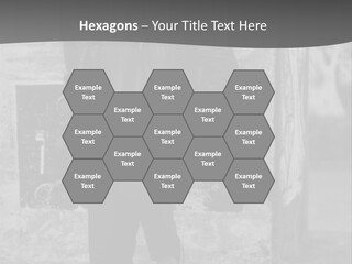 Man Posing '80 20Th Century PowerPoint Template