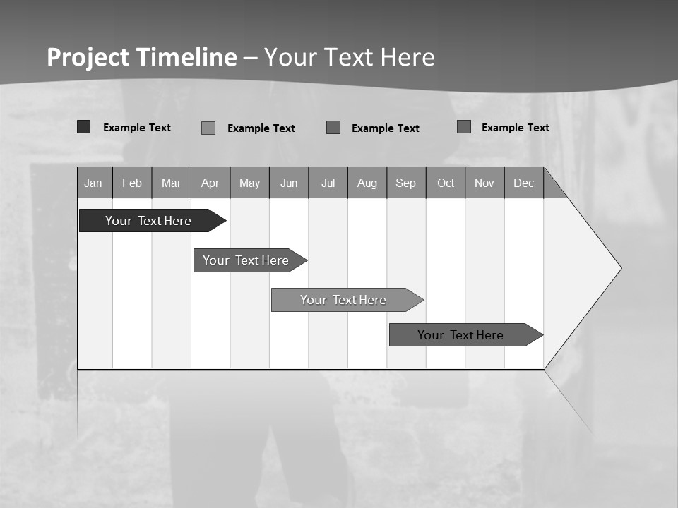 Man Posing '80 20Th Century PowerPoint Template