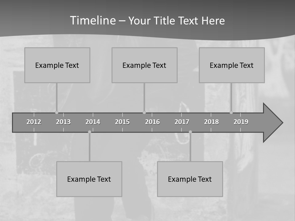 Man Posing '80 20Th Century PowerPoint Template