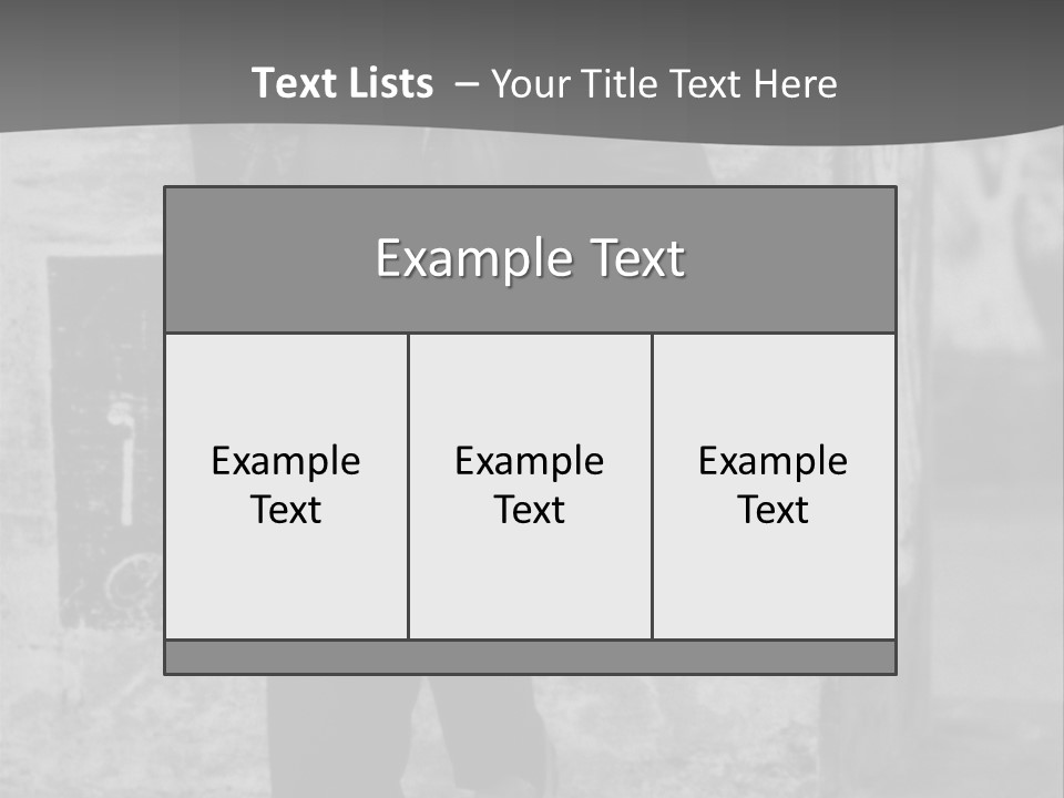 Man Posing '80 20Th Century PowerPoint Template