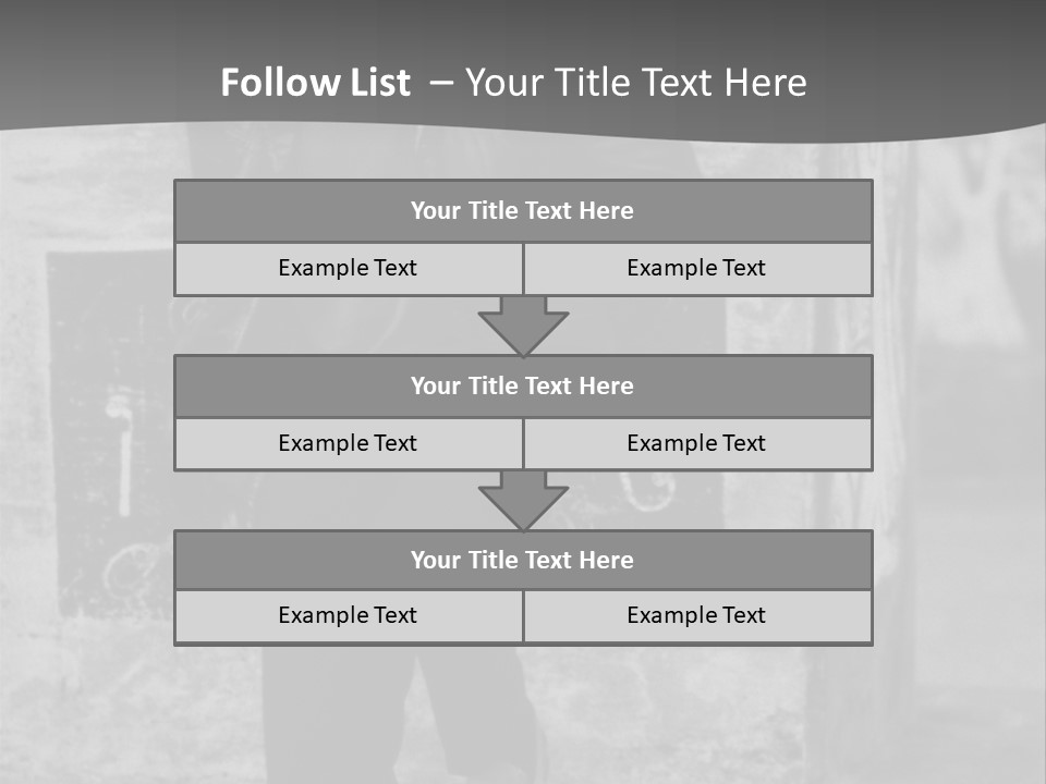 Man Posing '80 20Th Century PowerPoint Template