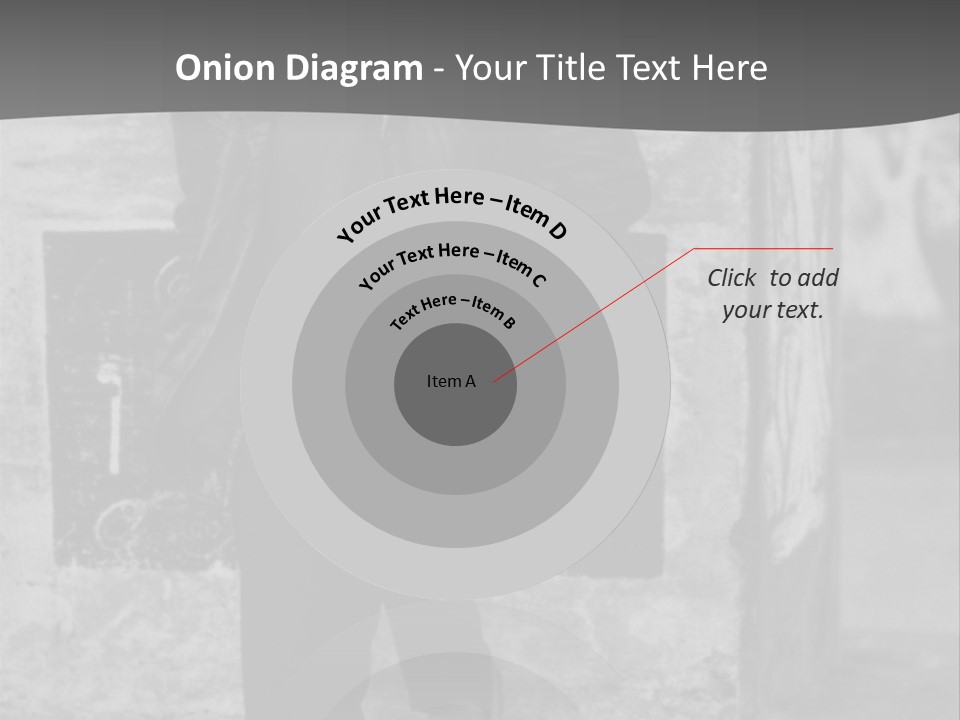 Man Posing '80 20Th Century PowerPoint Template