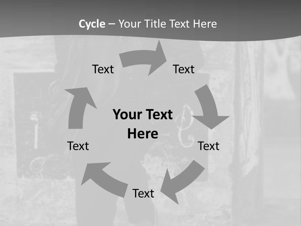 Man Posing '80 20Th Century PowerPoint Template