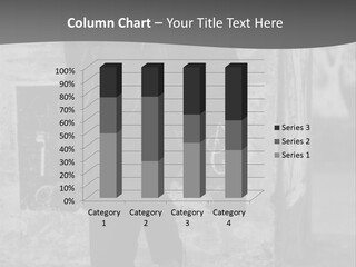 Man Posing '80 20Th Century PowerPoint Template