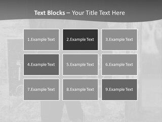 Man Posing '80 20Th Century PowerPoint Template
