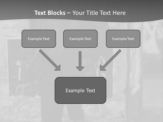 Man Posing '80 20Th Century PowerPoint Template