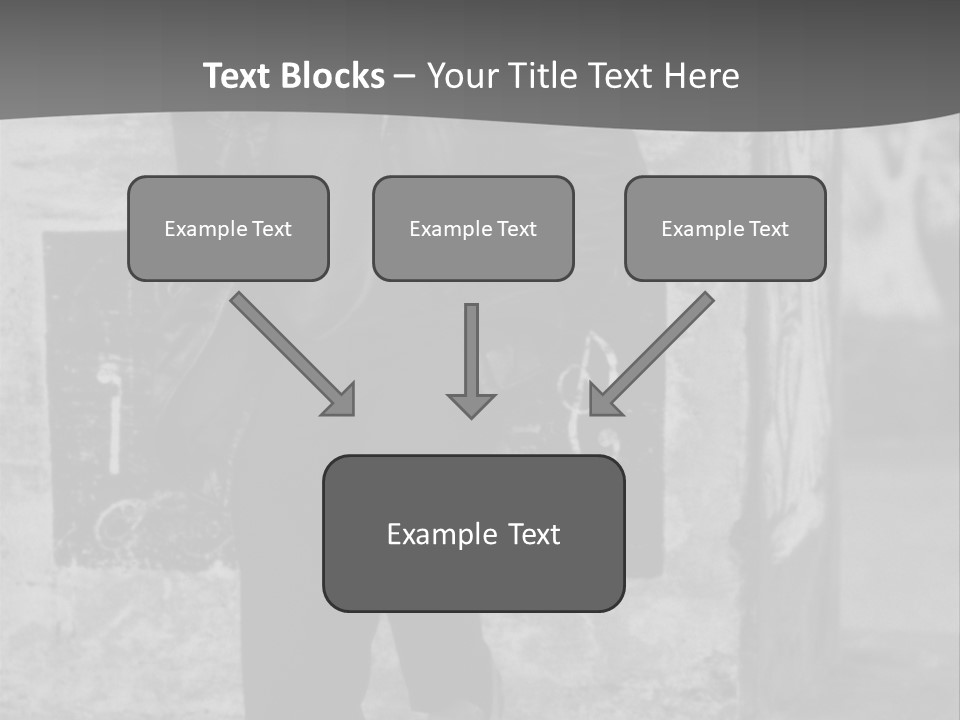 Man Posing '80 20Th Century PowerPoint Template