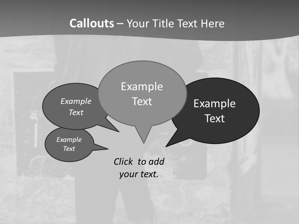 Man Posing '80 20Th Century PowerPoint Template