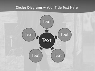 Man Posing '80 20Th Century PowerPoint Template