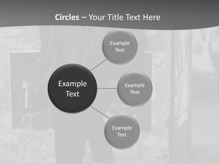 Man Posing '80 20Th Century PowerPoint Template