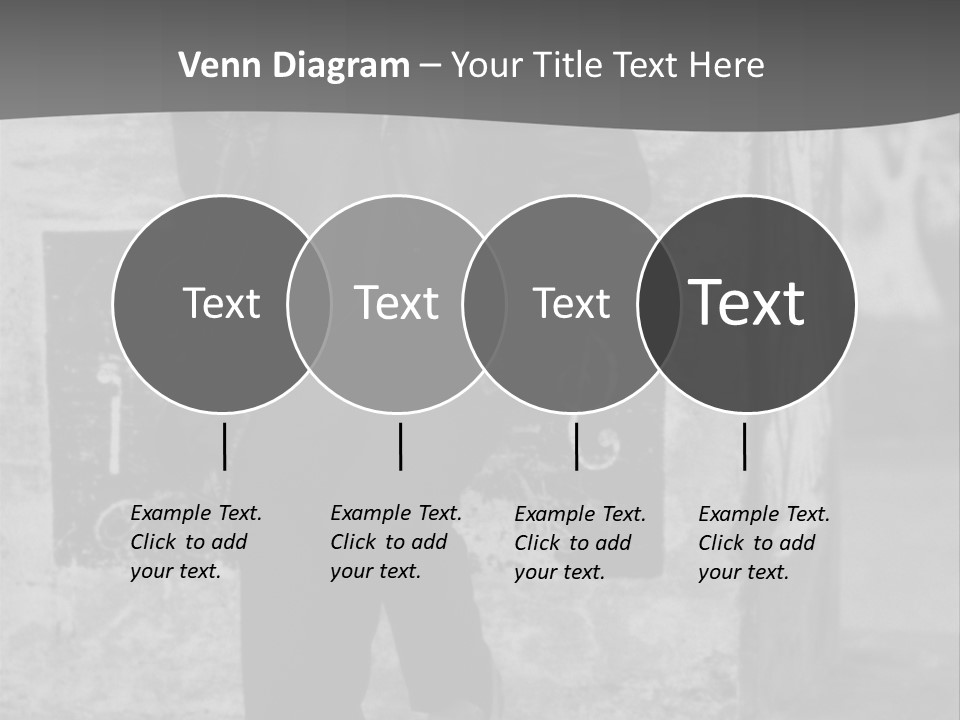 Man Posing '80 20Th Century PowerPoint Template