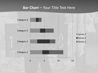 Man Posing '80 20Th Century PowerPoint Template