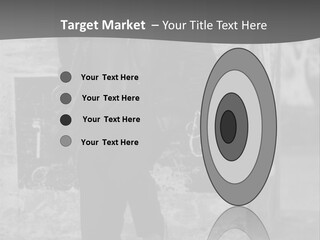 Man Posing '80 20Th Century PowerPoint Template