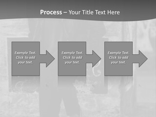 Man Posing '80 20Th Century PowerPoint Template
